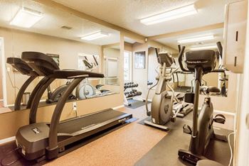 Gym with cardio machines